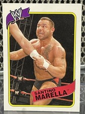 2007 Topps Heritage WWE Santino Marella Wrestling Card #39 WWF NXT TNA Cobra