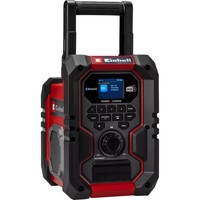 Einhell TE-CR 18 Li Dab+/Fm/Bt - Solo, Baustellenradio, Rot