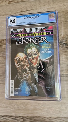 Joker Year Of The Villain 1 CGC 9.8 DC Comics 2019 John Carpenter Philip Tan