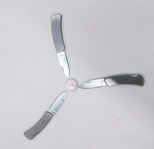 Zaltana 3" stainless steel pocket knife 3Pcs Combo