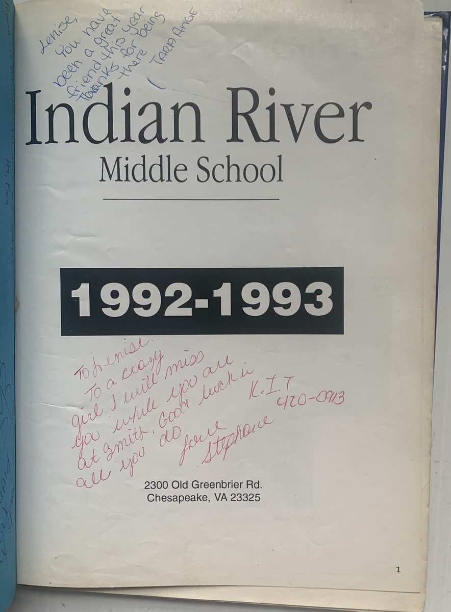 1993 INDIAN RIVER MIDDLE SCHOOL YEARBOOK, THE NEW IMAGES