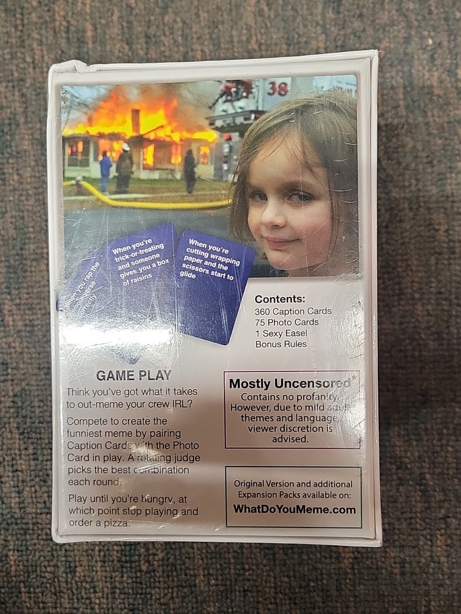 What Do You Meme? Mostly Uncensored. An Adult Party Game Meme Lovers NEW |  eBay