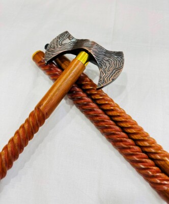 Walking Cane for men's & women's, Walking Stick With Beautiful Antique Axe Head