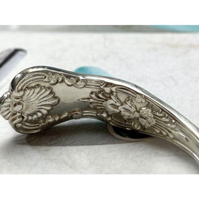 Tiffany & Co Antique Fork Bangle SILVER PLATED English King rare
