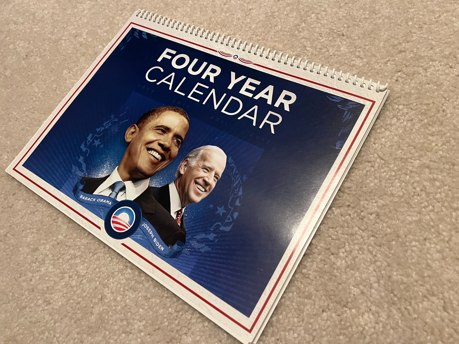 Vintage Unused Barack Obama Biden 4 Year Calendar 2009-12 Political  Collectible | eBay