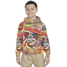 New Kids Hoodie Artistic Pattern Abstract Art Design 7434104189157