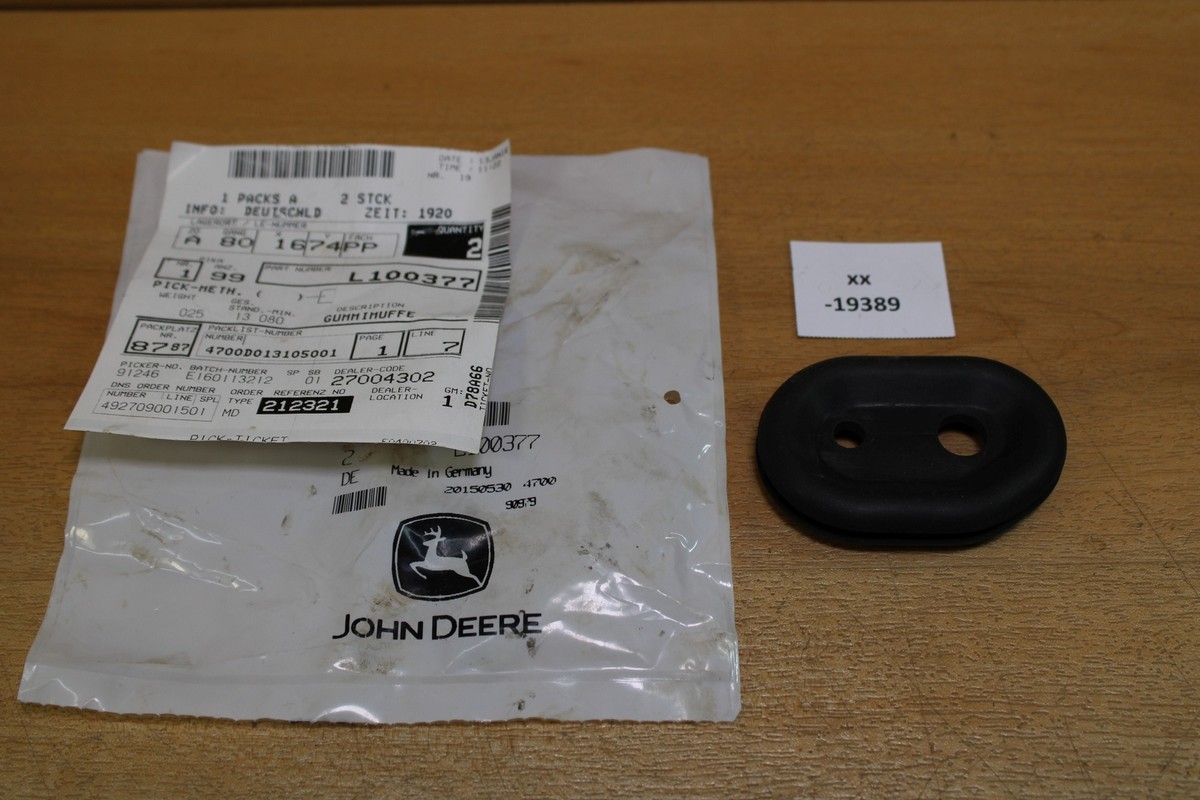 タイガー John Deere L100377 Grommet NOS NEU genuine xx19389 | eBay