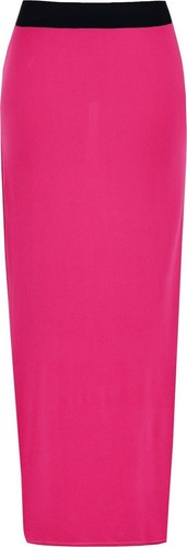 Damas Mujer Gitana Camiseta Larga ceñida al cuerpo Maxi Vestido Falda Damas Falda Talla 8-26 - Imagen 9 de 17