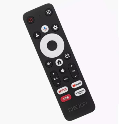New Original For DEXP Android LED Google TV Box Voice Remote Control 32HHG1
