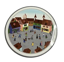 Villeroy and Boch Laplau Naif Hot Plate Trivet Market Village Round 8”