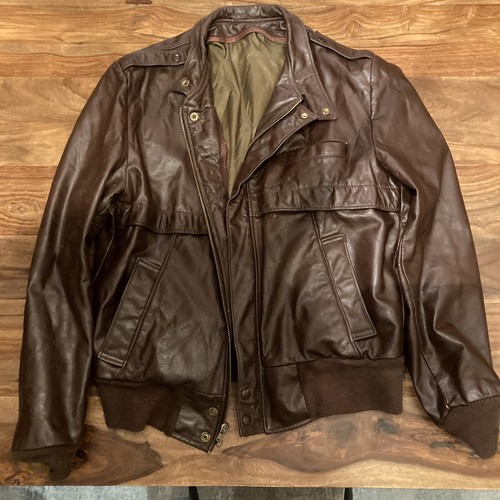 Vintage Gino Leathers Cafe Racer Style 