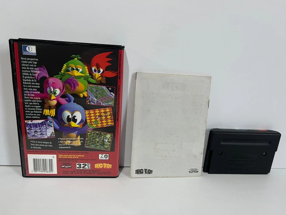 Sonic 3D Blast - Sega Genesis Mega Drive - Tectoy - Tec Toy Brasil Foto 2 de 4