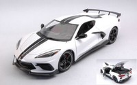 Maisto 1/18 Chevrolet Corvette Stingray 2020 Weiss Statisches Modell Diecast