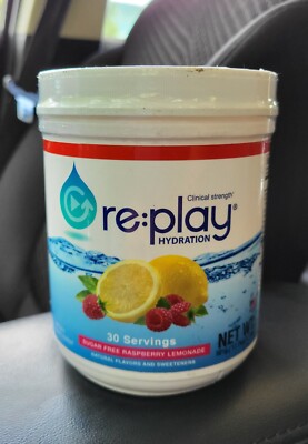 HYDRATION HEALTH PRODUCT Re:play Hydration Powder, Sugar Free Raspberry Lemonade