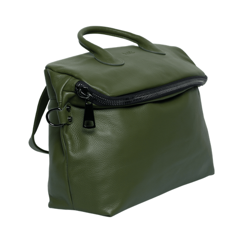 Alexel Jolie Large Italy Leather Zipper Bag, Grain Leather Shoulder Bag, Lady Fa - Picture 36 of 37