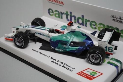 1:43 MINICHAMPS KYOSHO Honda Racing F1 Team Show Car 2008 #16 J. Button - Picture 3 of 9