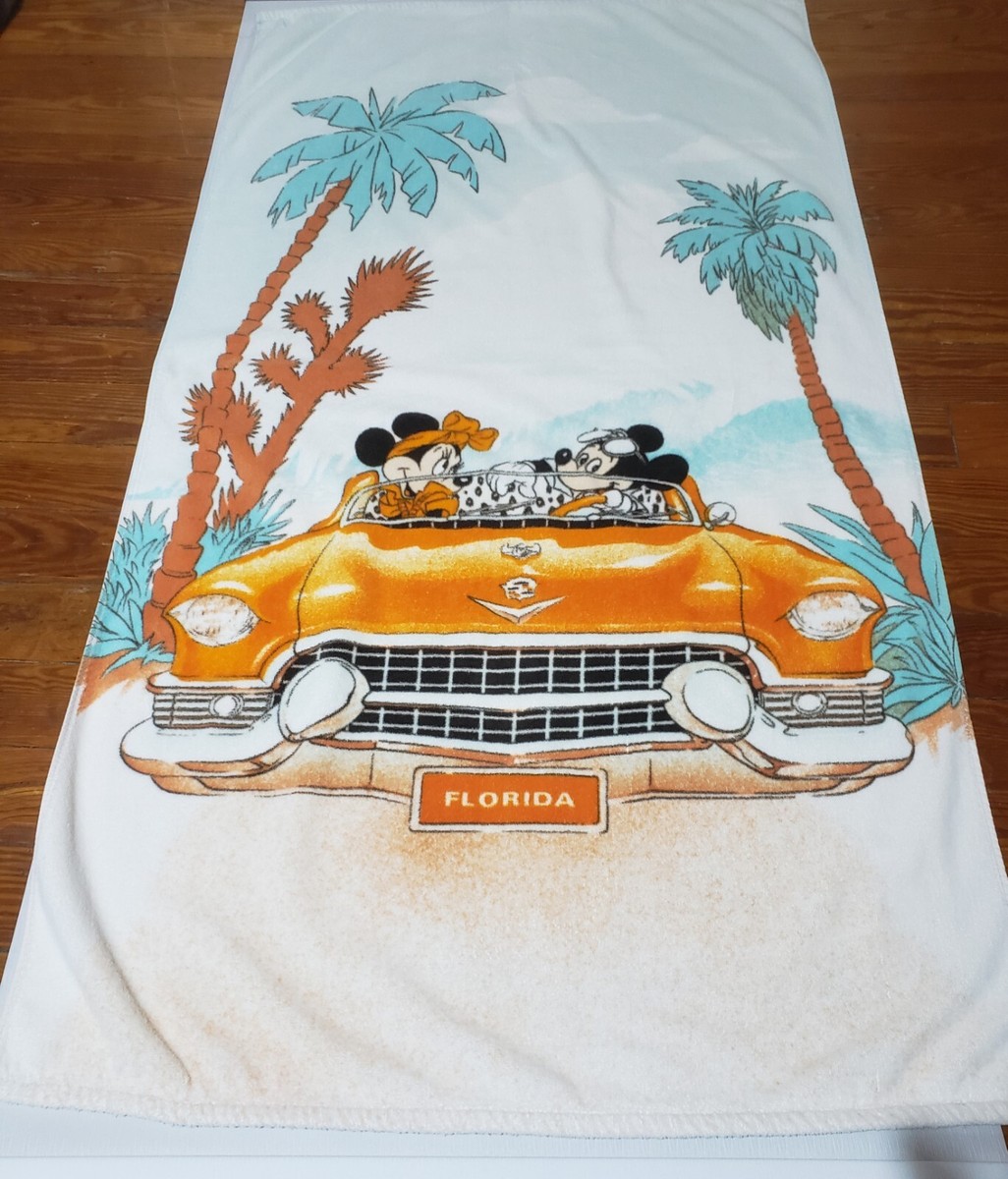Vintage Florida Mickey Minnie Mouse Car Disney Exclusive beach