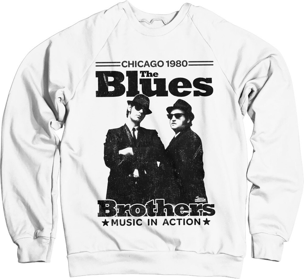 Белая толстовка Blues Brothers Chicago 1980 года выпуска