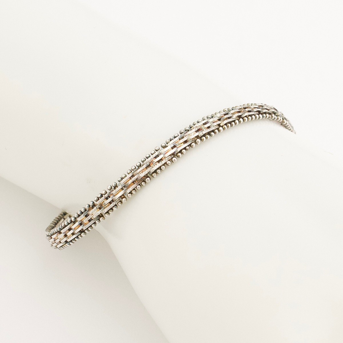 アクセサリー VINTAGE silver bracelet / italy 925 Vintage Italian Sterling Silver Link Chain Bracelet 925 Italy | eBay