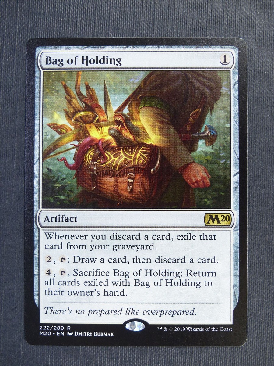 bag of holding mtg card (Card) Leave no treasure behind. Bag of Holding MTG -