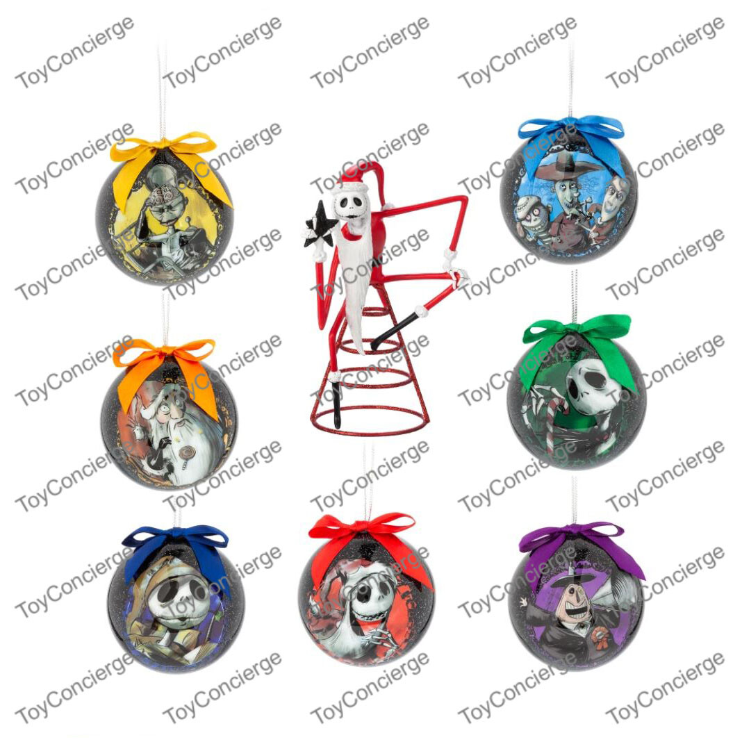^ DISNEY Store THE NIGHTMARE BEFORE CHRISTMAS ORNAMENT & TREE TOPPER