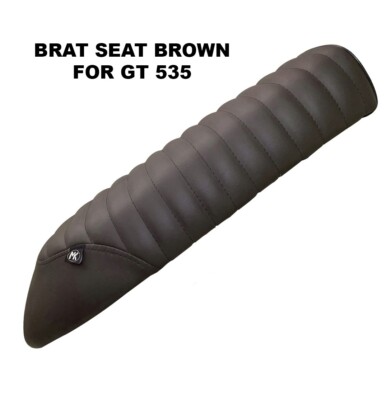 ''BRAT SEAT, BROWN'' FIT FOR ROYAL ENFIELD GT 535