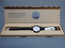 NEW Projects Watches PJT-7296RS Kazimir Red 37mm Black Silicone Band Watch