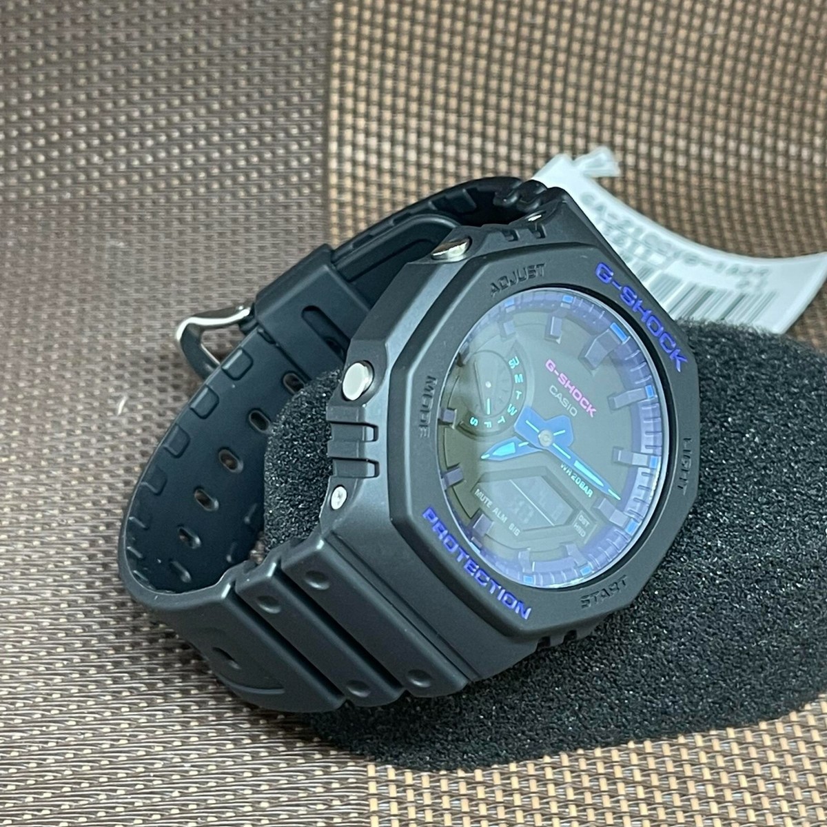 G-SHOCK GA-2100VB-1A1F ブラック/ブルー GA2100VB-1A | Analog-Digital Men's Watch G-SHOCK | CASIO