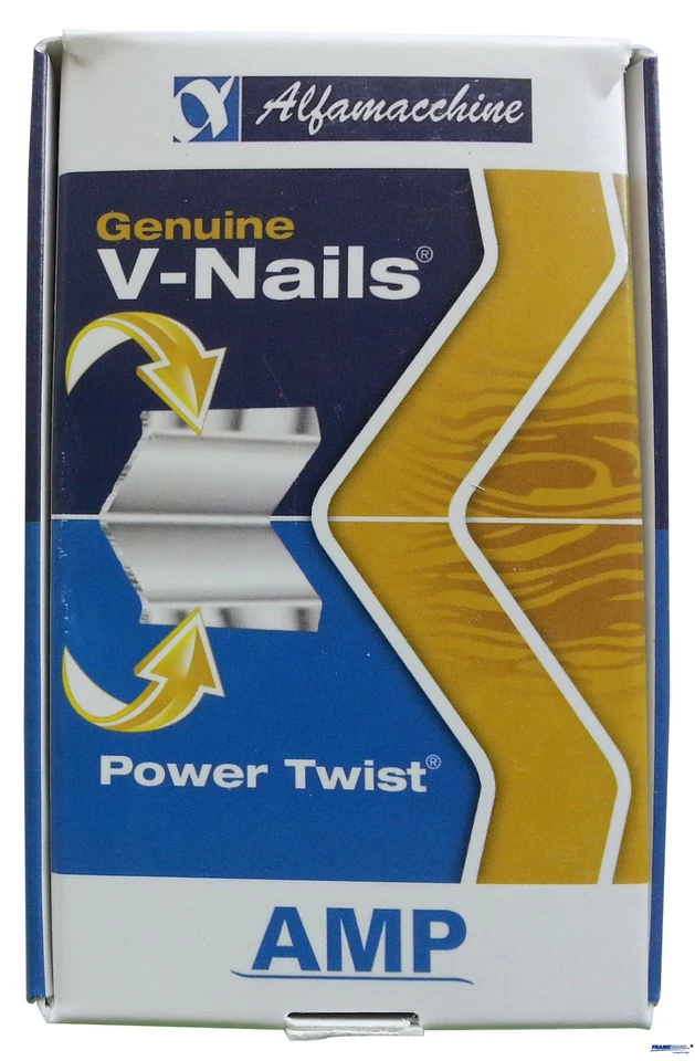FRAMER SUPPLY Alfamacchine AMP Genuine Power Twist V-Nail Joint Fasteners