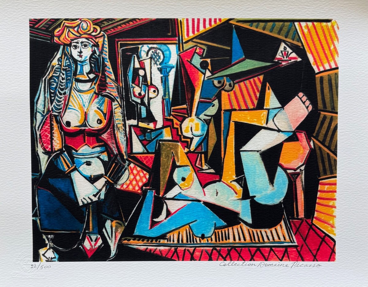 Pablo Picasso WOMEN OF ALGIERS Estate Signed & Numbered Giclee Art
