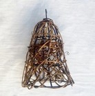 Large Grapevine Bell Ornament Xmas Tree Wreath Wedding Decor Liberty Grape Vine — photo 8