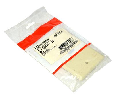 NEW INTERLINK C-20911-IV SINGLE PORT KEYSTONE WALL PLATE IVORY
