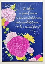 Happy Birthday Mom / Greeting Card incl. Envelope 5 7" 