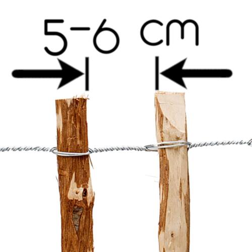 Steckzaun Holz Beet Rasen Baum Einfassung Umrandung Garten Roll Staketen Zaun - Bild 4 von 30