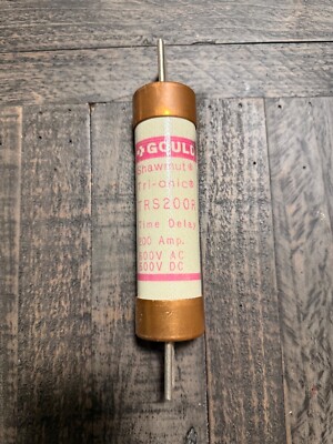Gould TRS200R Shawmut Tri-Onic 200 Amp 600V Fuse