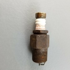 Vintage Original 1930s Champion 31 Spark Plug Brass Top Take Apart Petroliana 