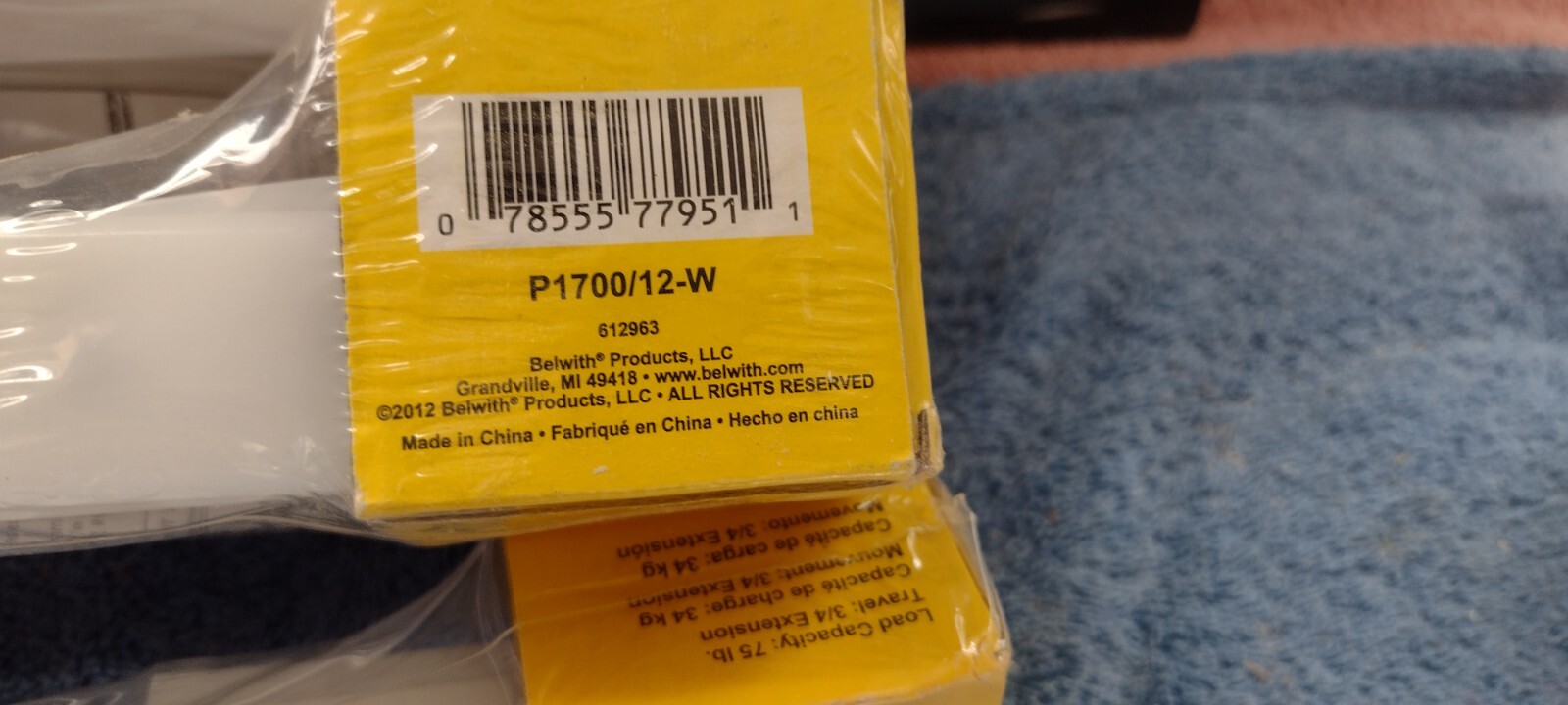 6 Hickory hardware 12 inch drawer slide bottom mount P1700