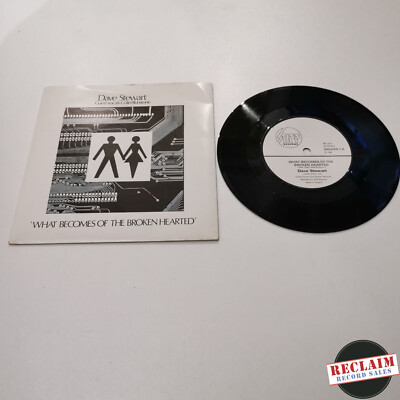 dave stewart - what becomes of the broken hearted 7'' vinyl record VG+