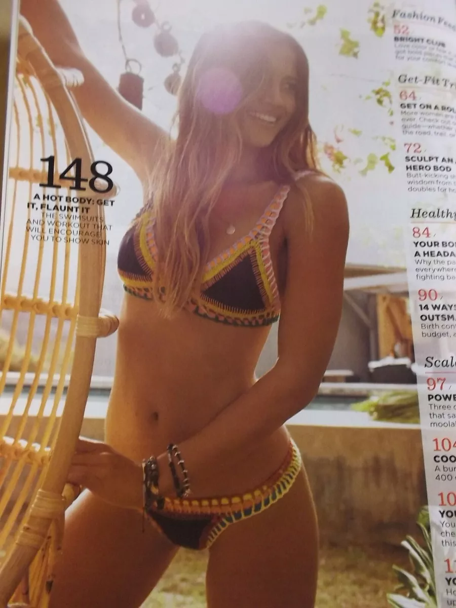 june 2014 Women's Health MIRANDA LAMBERT SLIM & HAPPY BIKINI BEACH BODY