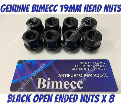 Alufelgen Bimecc B offene Muttern x 8 M12x1,5 Lotus Eclat Elise Esprit Excel 4 