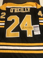 JSA Terry O’Reilly Signed Bruins Custom Autographed Jersey  Inscribed “Taz” 331