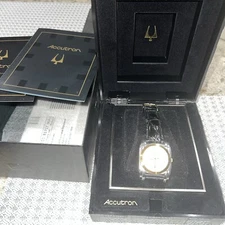 bulova accutron Empire Swiss Watch Art Deco T1 34mm Case, Men’s New Battery