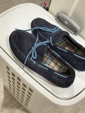 Sperry Blue Suede Moccasin