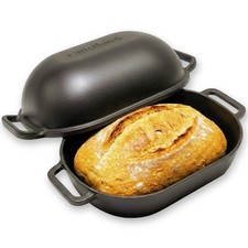 Cuisiland Large Heavy Duty Pre-Seasoned Cast Iron Pan - A Perfect Way For