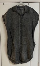 Soft Surroundings Women's Linen Tunic Top Size XS