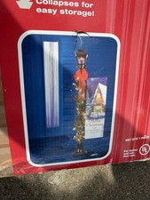 Gemmy Holiday Lamp Post 6  Flickering Light B...