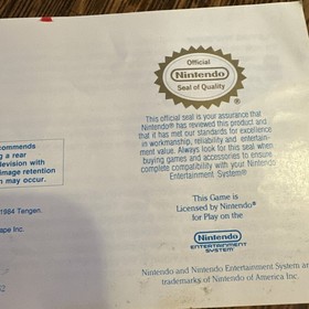 Paperboy NES Nintendo Entertainment System 1988 con manuale. Test Funzionante