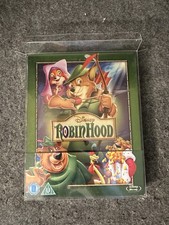 Disney Robin Hood Blu-Ray Zavvi Embossed Steelbook 