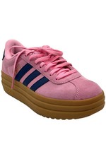 Adidas Women's Vl Court Bold Sneaker Tan/Pink