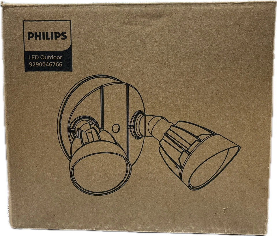 Philips 44W 3500LM ‌Luz de seguridad LED‌exterior‌Controlada por interruptor ‌ Foto 2 de 2